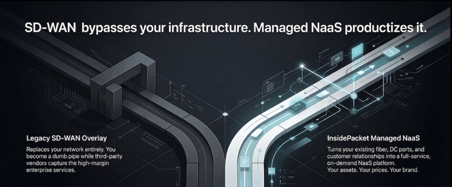 SD-WAN Replaces Your Network — Managed NaaS Monetizes It
